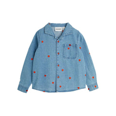 MINI HEART DENIM SHIRT
