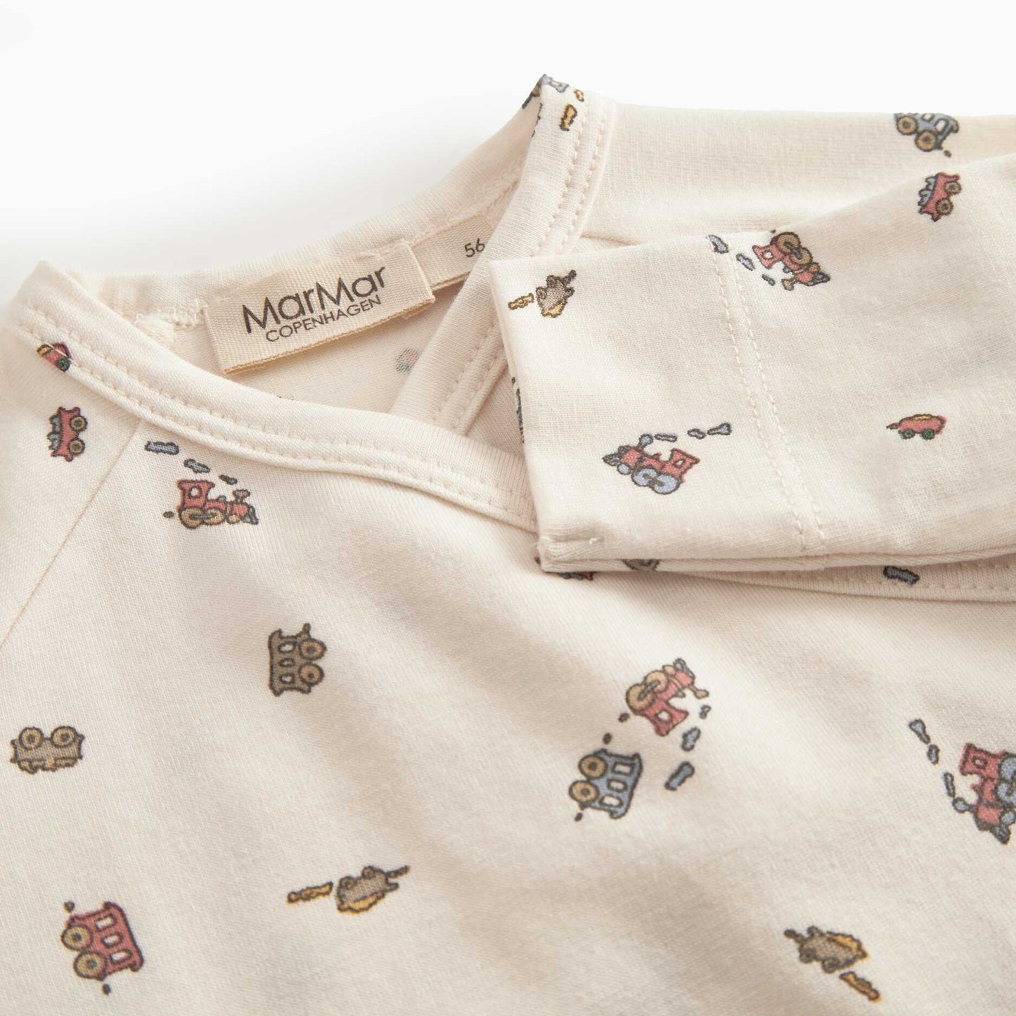 RUBELLO TRAINS ONESIE WITH FEET