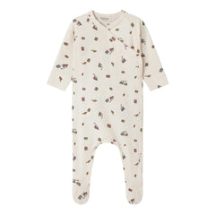 RUBELLO TRAINS ONESIE WITH FEET