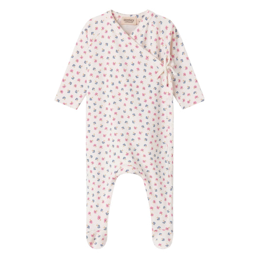 RUBETTA MINI FLOWER ONESIE WITH FEET