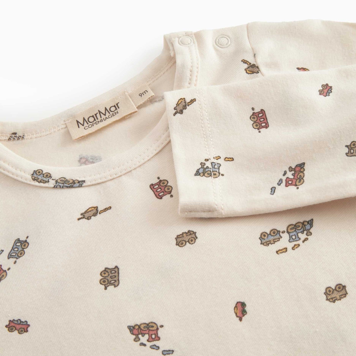 BENEDICTE TRAINS ONESIE & LEGGING SET