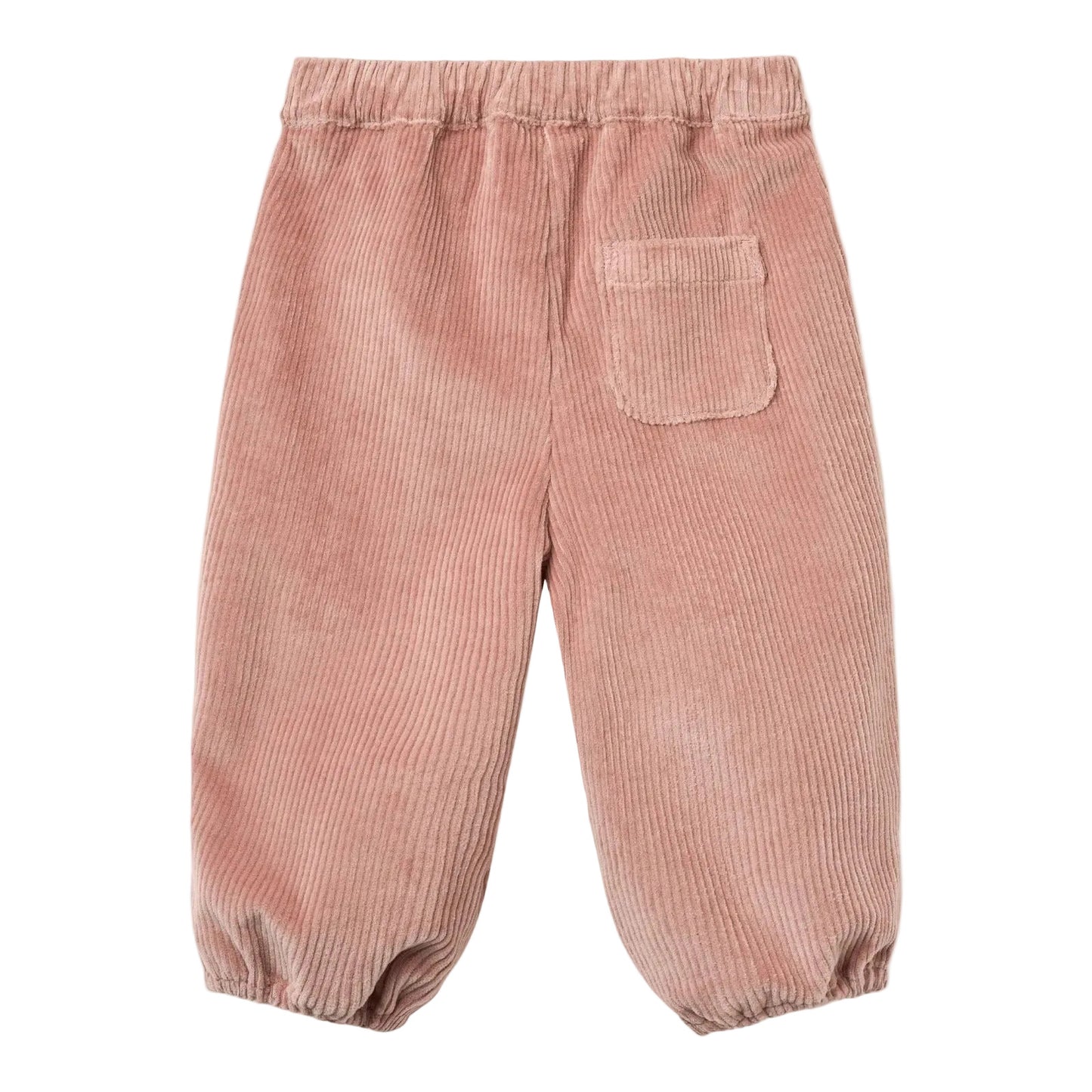 CORDUROY BABY JOGGERS - TEA ROSE