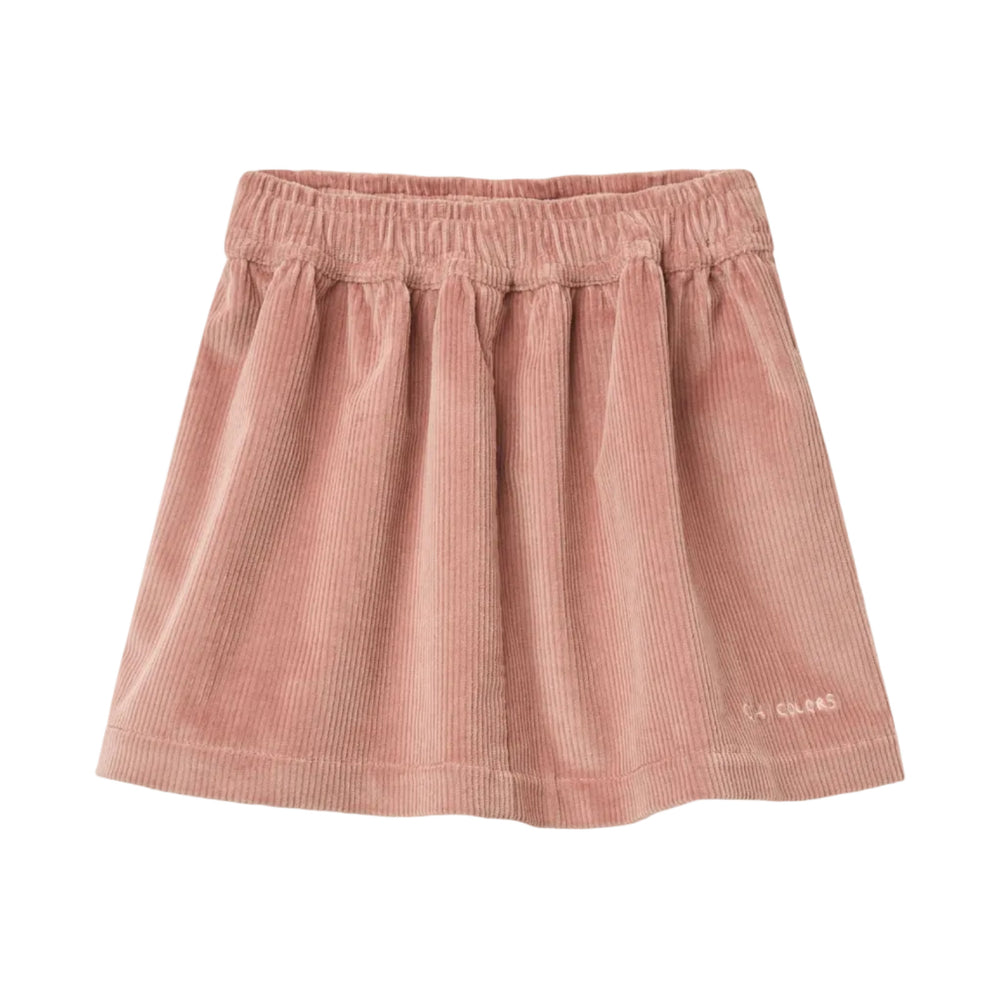 CORDUROY SKIRT - TEA ROSE
