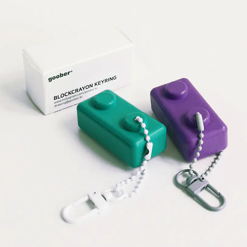 BRICK CRAYON KEY RING