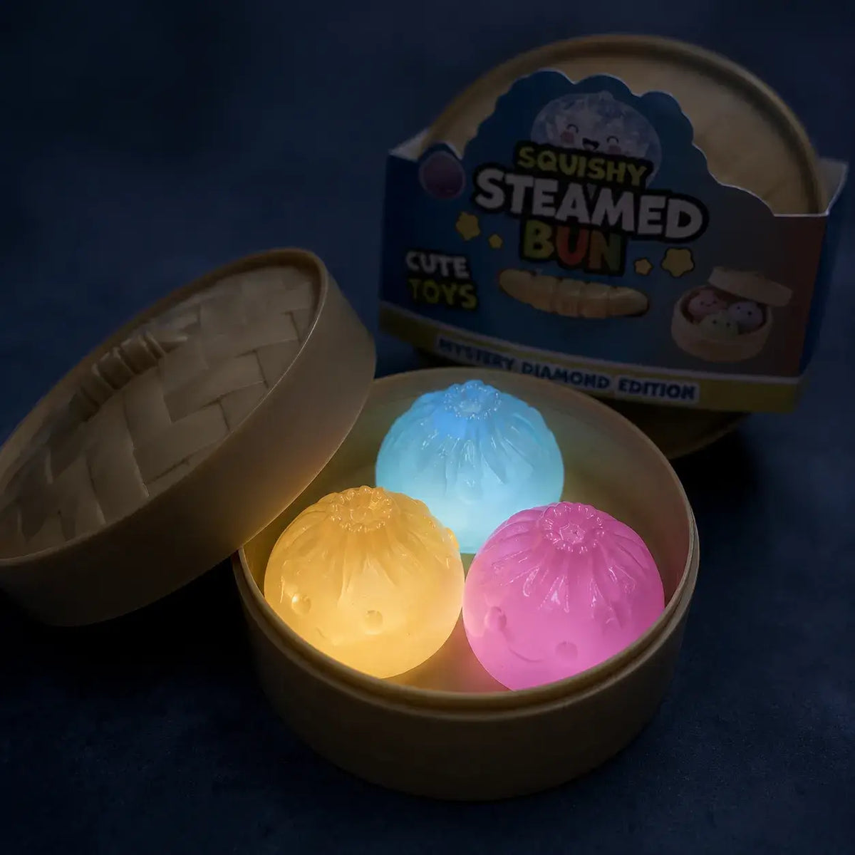 GLOW IN THE DARK MINI SET OF 3 DUMPLING SET