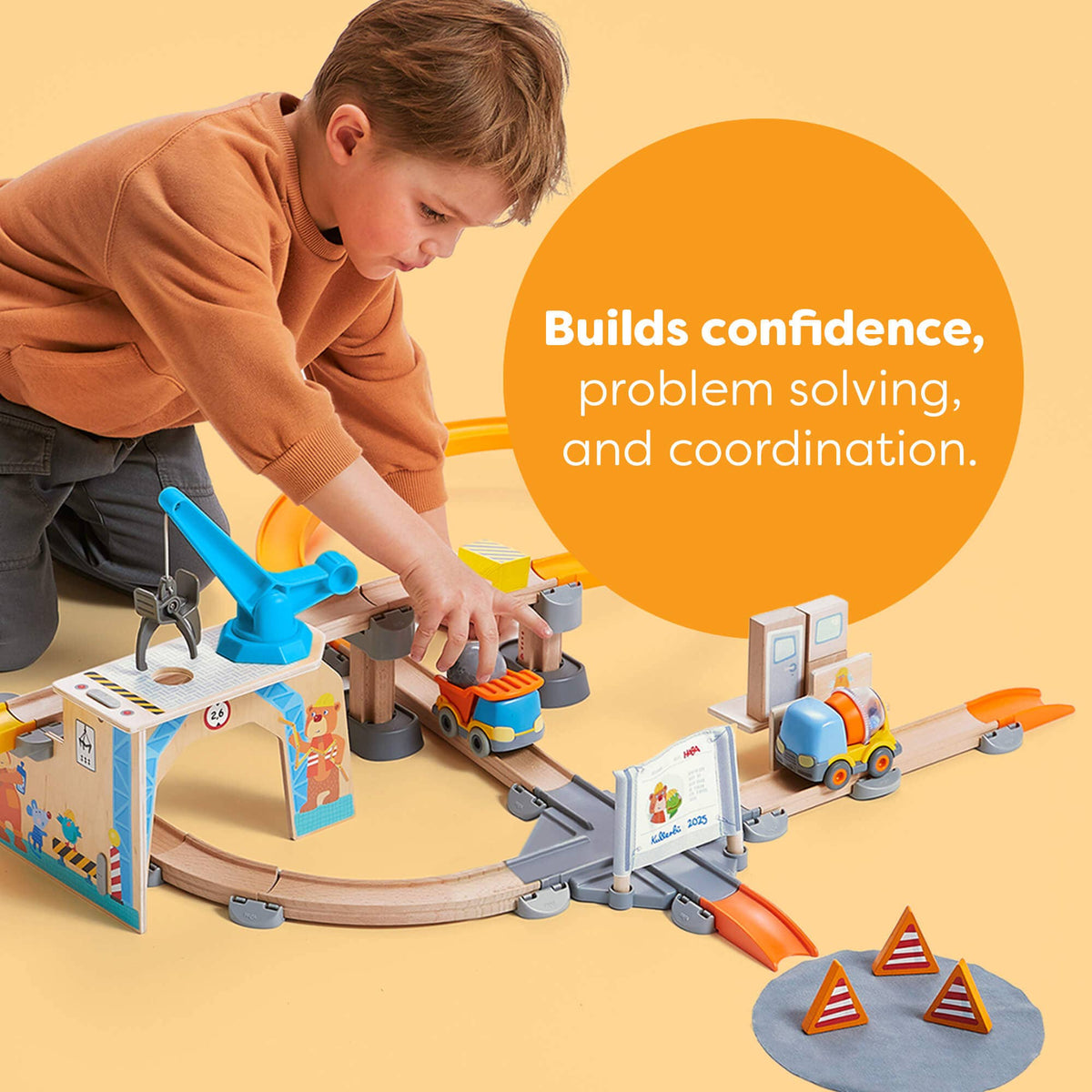 KULLERBU CONSTRUCTION ZONE PLAY TRACK SET