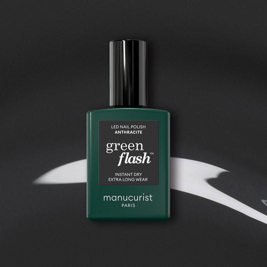 MANUCURIST GREEN FLASH™ GEL VARNISH - ANTRACITE