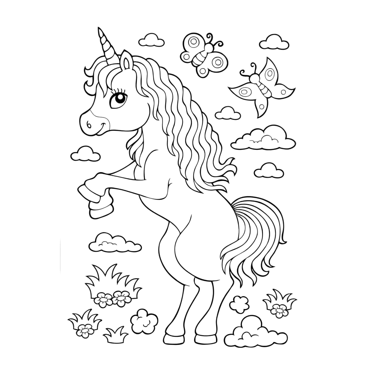UNICORN COLORING BOOK