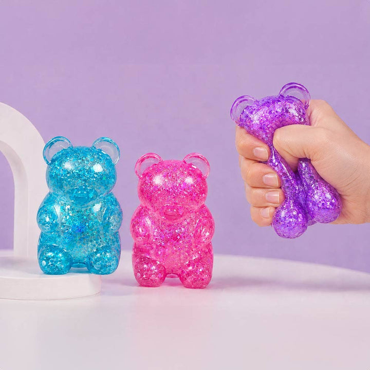 GLITTERED GUMMY BEAR SENSORY TOY