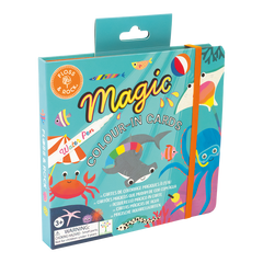 OCEAN MAGIC WATER COLORING CARDS
