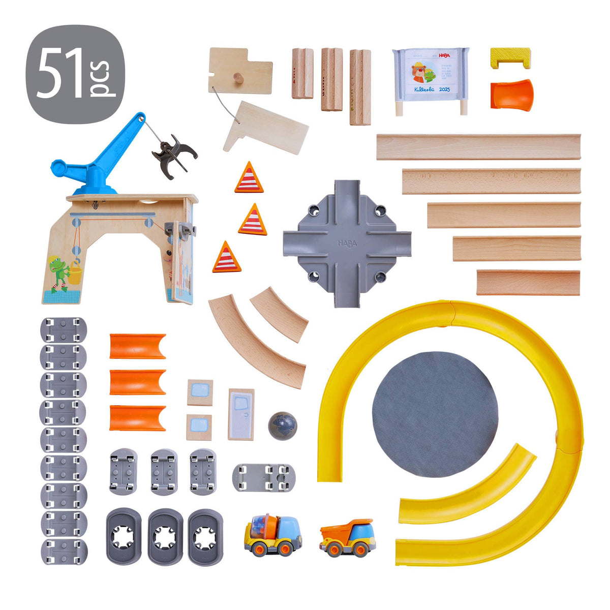 KULLERBU CONSTRUCTION ZONE PLAY TRACK SET