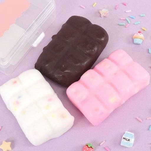 CRISP CHOCO WAX-CRACKING MOCHI CRISP FIDGET TOY