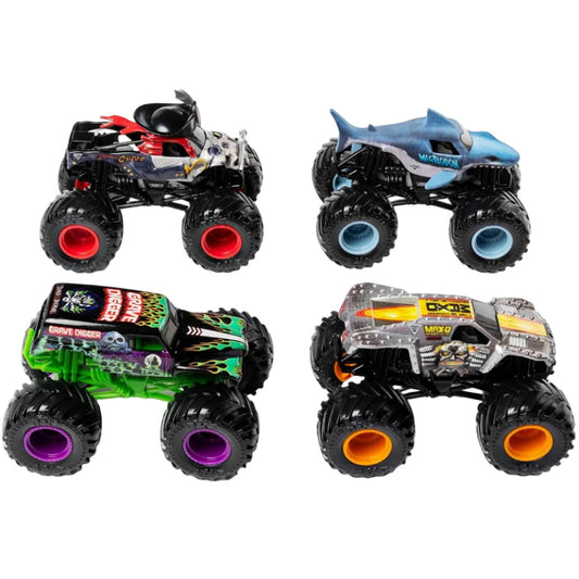 MONSTER JAM LAND VS SEA. 4 PACK