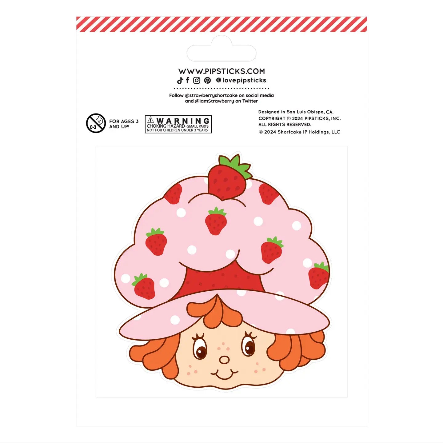 STRAWBERRY SHORTCAKE & CUSTARD SCRATCH N' SNIFF STICKERS
