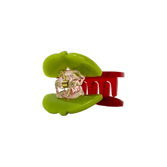 MINI MARASCHINO CHERRY HAIR JAW CLIP