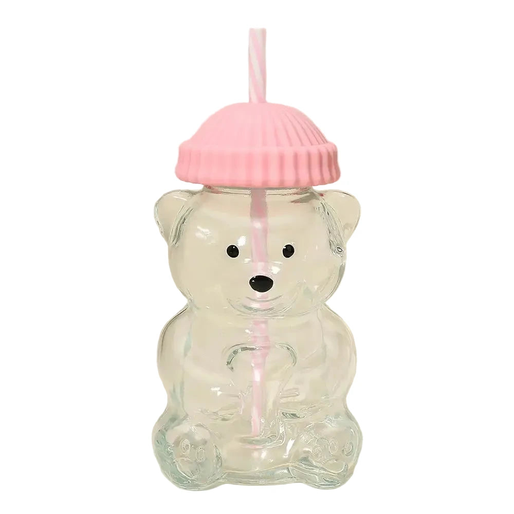 TEDDY BEAR GLASS TUMBLER