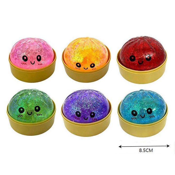 GLITTERED STEAM BAO BUNS SENSORY TOY