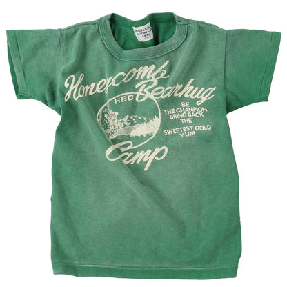 VINTAGE COTTON HONEYCOMB BEARHUG CAMP TEE