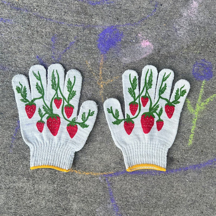 STRAWBERRY KIDS GARDENING GLOVES