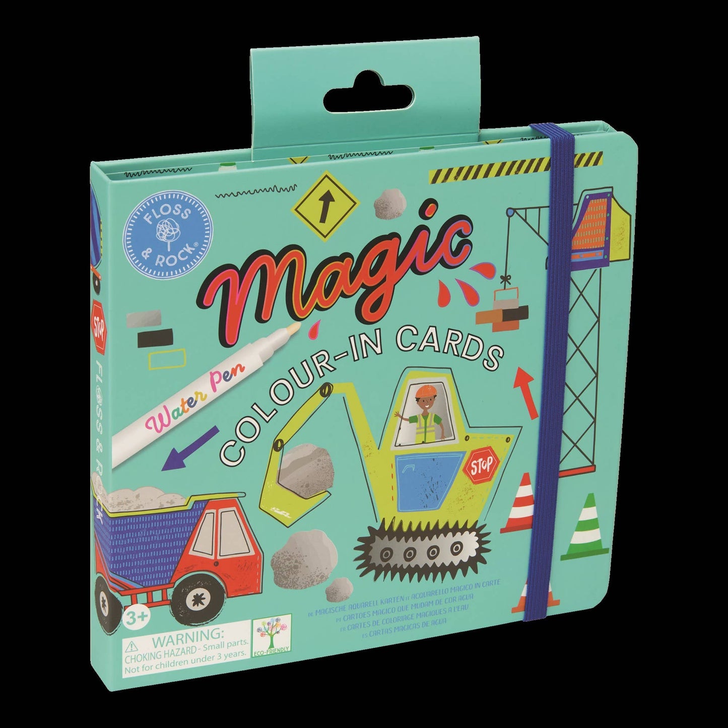 CONSTRUCTION MAGIC WATER COLORING CARDS