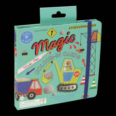 CONSTRUCTION MAGIC WATER COLORING CARDS