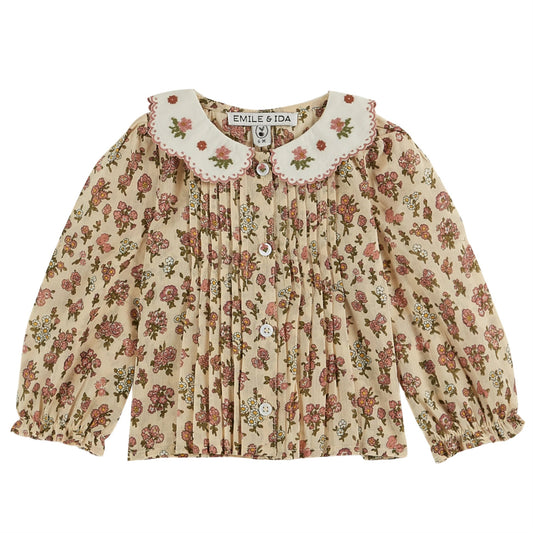 EMBROIDERED COUNTRY BLOUSE -  BRODE CHAMPETRE