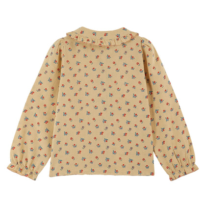 EMBROIDERED POPPY BLOUSE