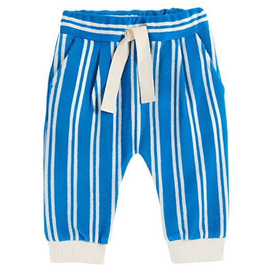AZURE BLUE STRIPE JOGGER PANTS