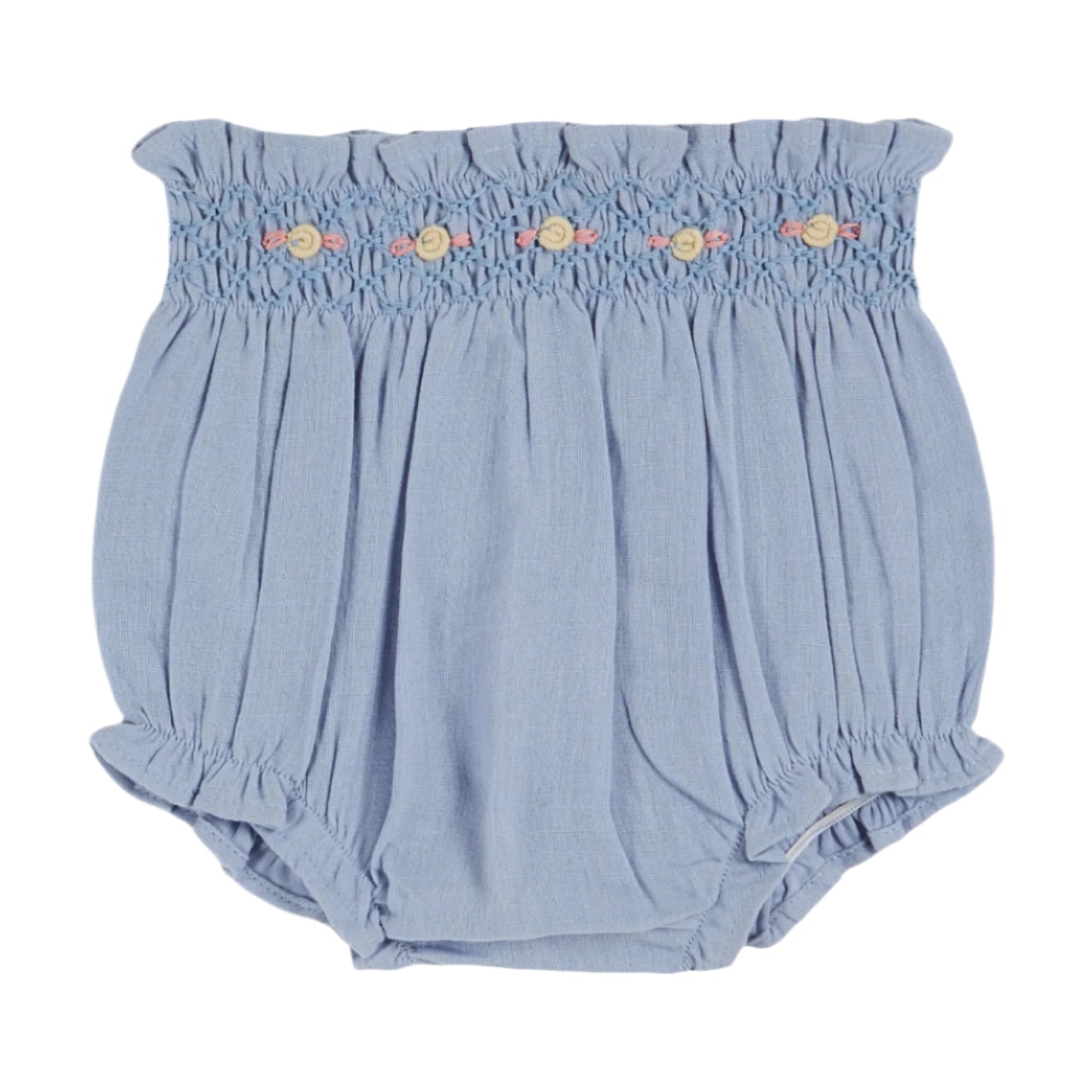 BRODE ECUME BLUE SMOCKED BLOOMER