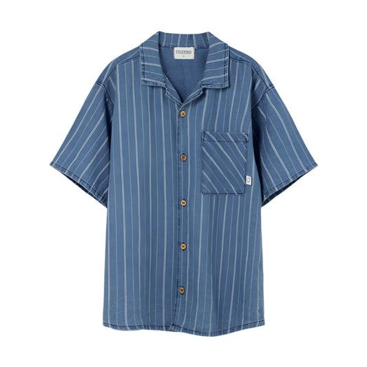 ABEL DENIM STRIPE SHIRT