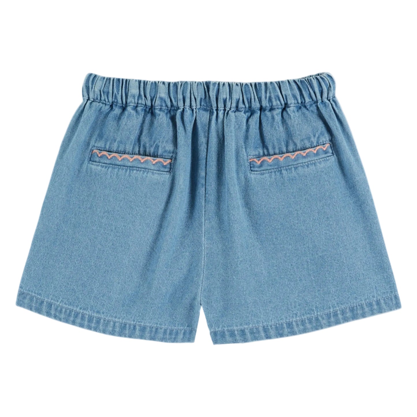 BRODE ROSE LIGHT DENIM SHORTS
