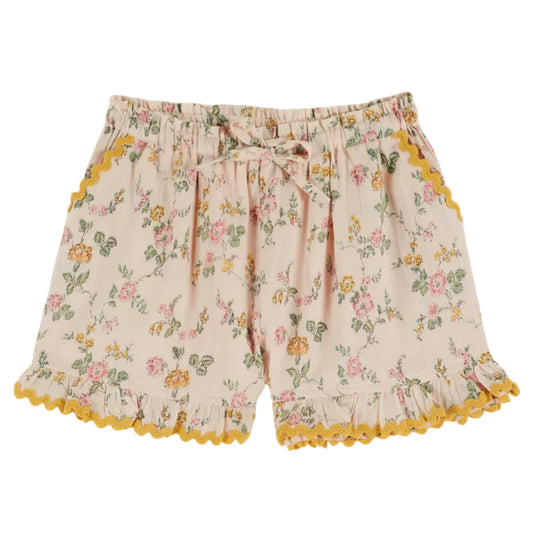 RUFFLED SHORTS - ROSIER