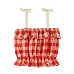 BRODEE CARREAU BLOSUE - VICHY RED