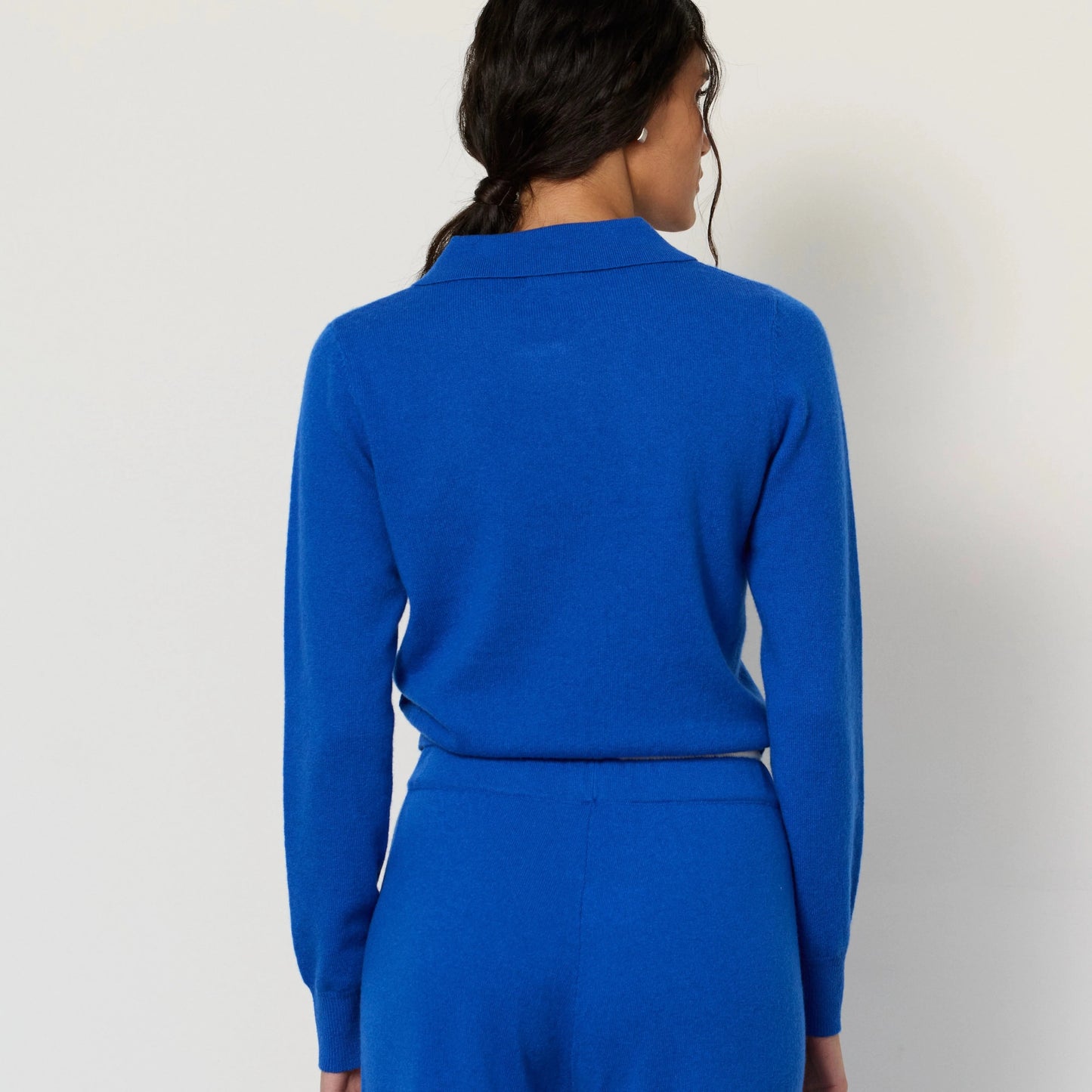 TOVE CASHMERE POLO - LAPIS