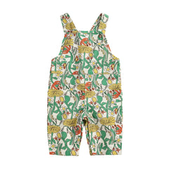 COLOR HERBALIST ALL OVER DUNGAREE OVERALLS