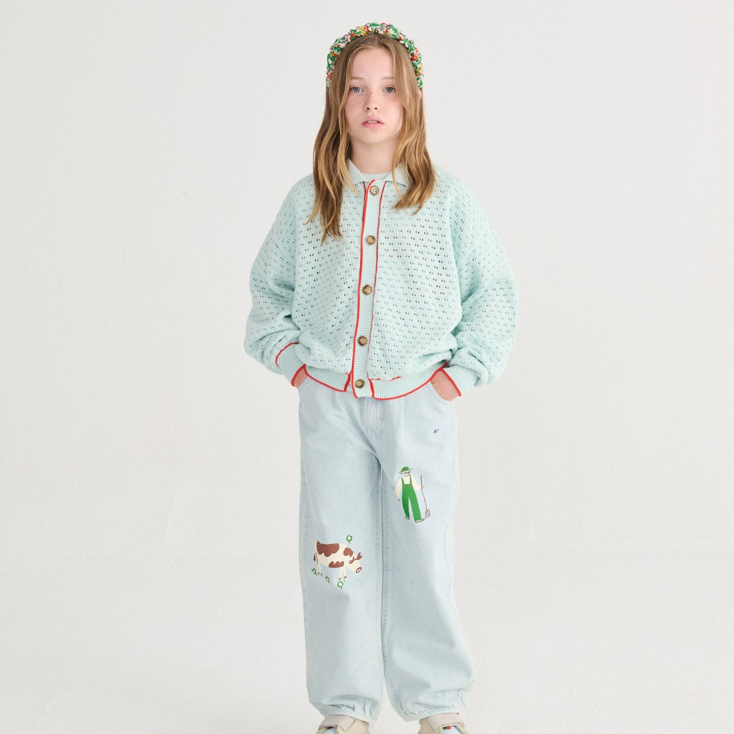 BC OPENWORK CARDIGAN