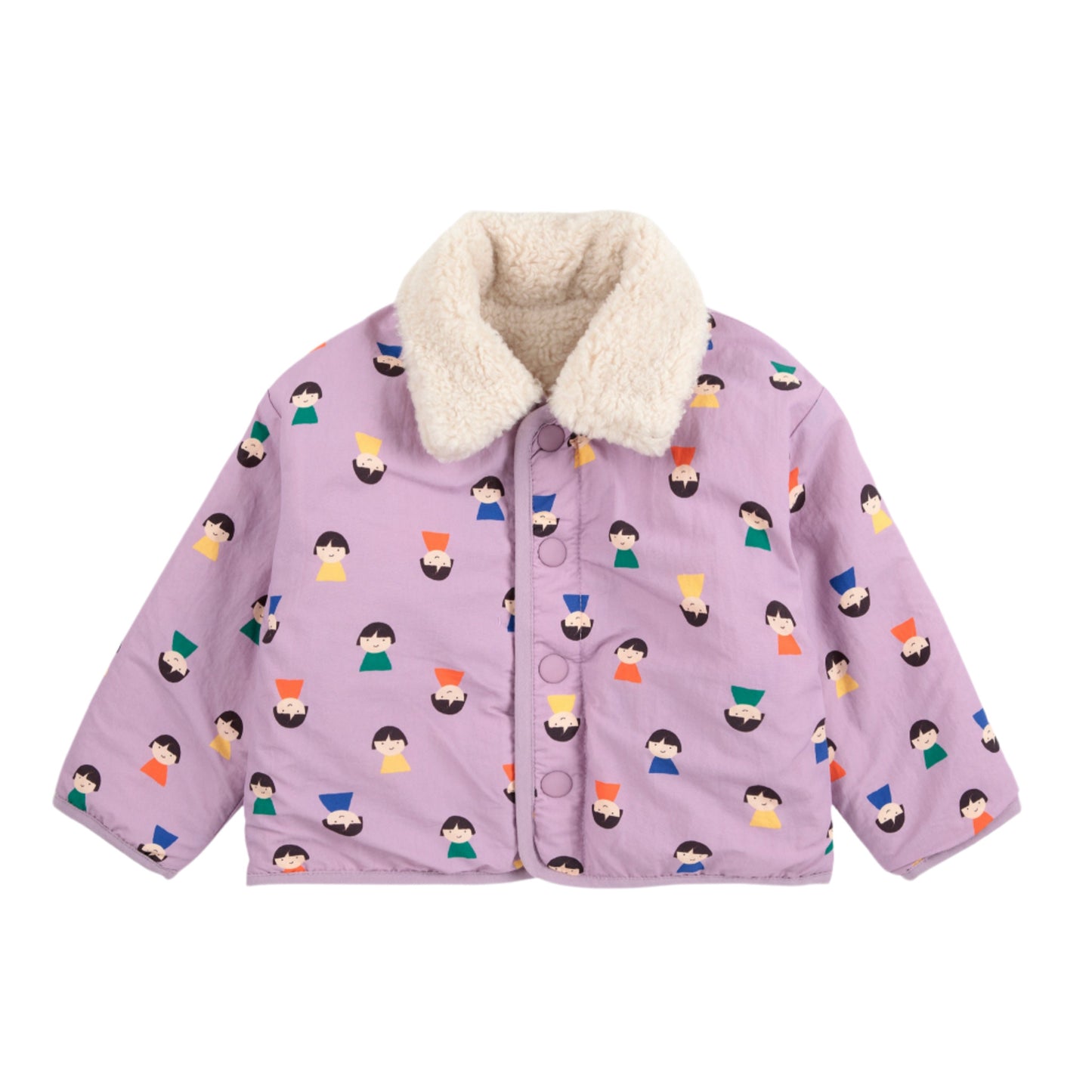 GAME PAWN ALL OVER REVESIBLE SHEEPSKIN JACKET