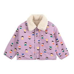 GAME PAWN ALL OVER REVESIBLE SHEEPSKIN JACKET