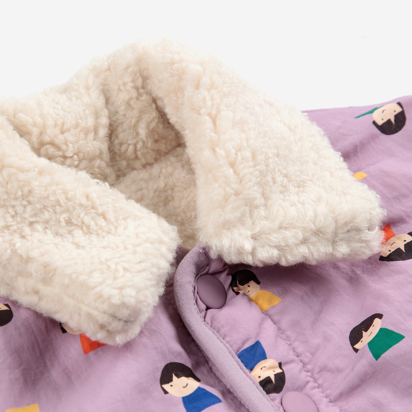 GAME PAWN ALL OVER REVESIBLE SHEEPSKIN JACKET