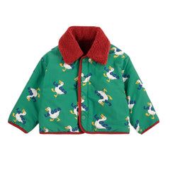 LA OCA ALL OVER REVESIBLE SHEEPSKIN JACKET