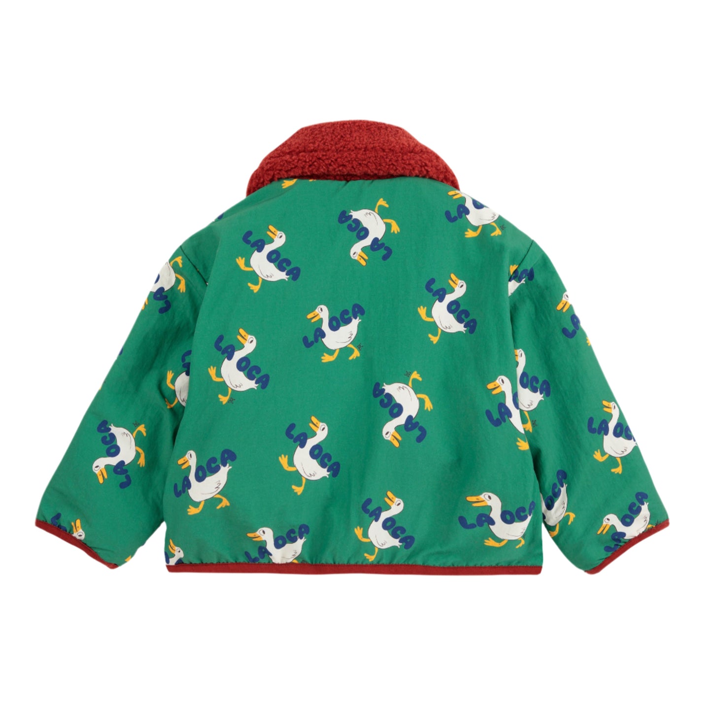 LA OCA ALL OVER REVESIBLE SHEEPSKIN JACKET