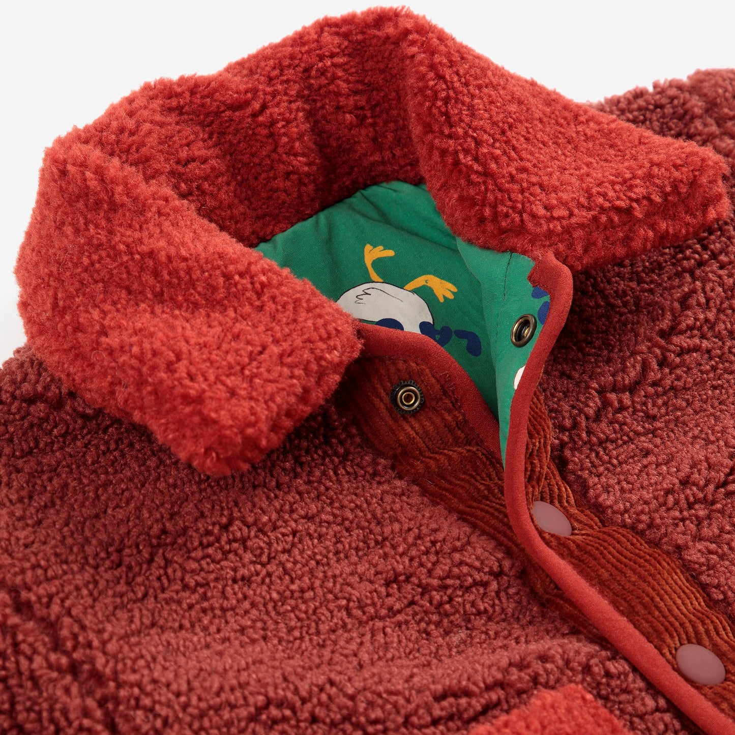 LA OCA ALL OVER REVESIBLE SHEEPSKIN JACKET