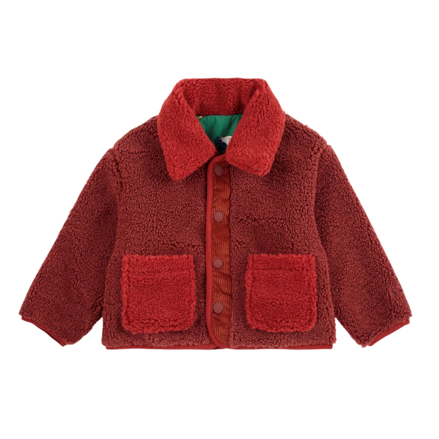 LA OCA ALL OVER REVESIBLE SHEEPSKIN JACKET