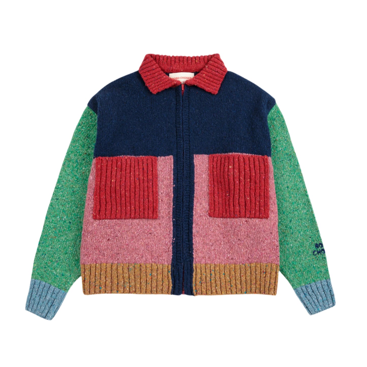 BOBO CHOSES COLOR BLOCK CARDIGAN