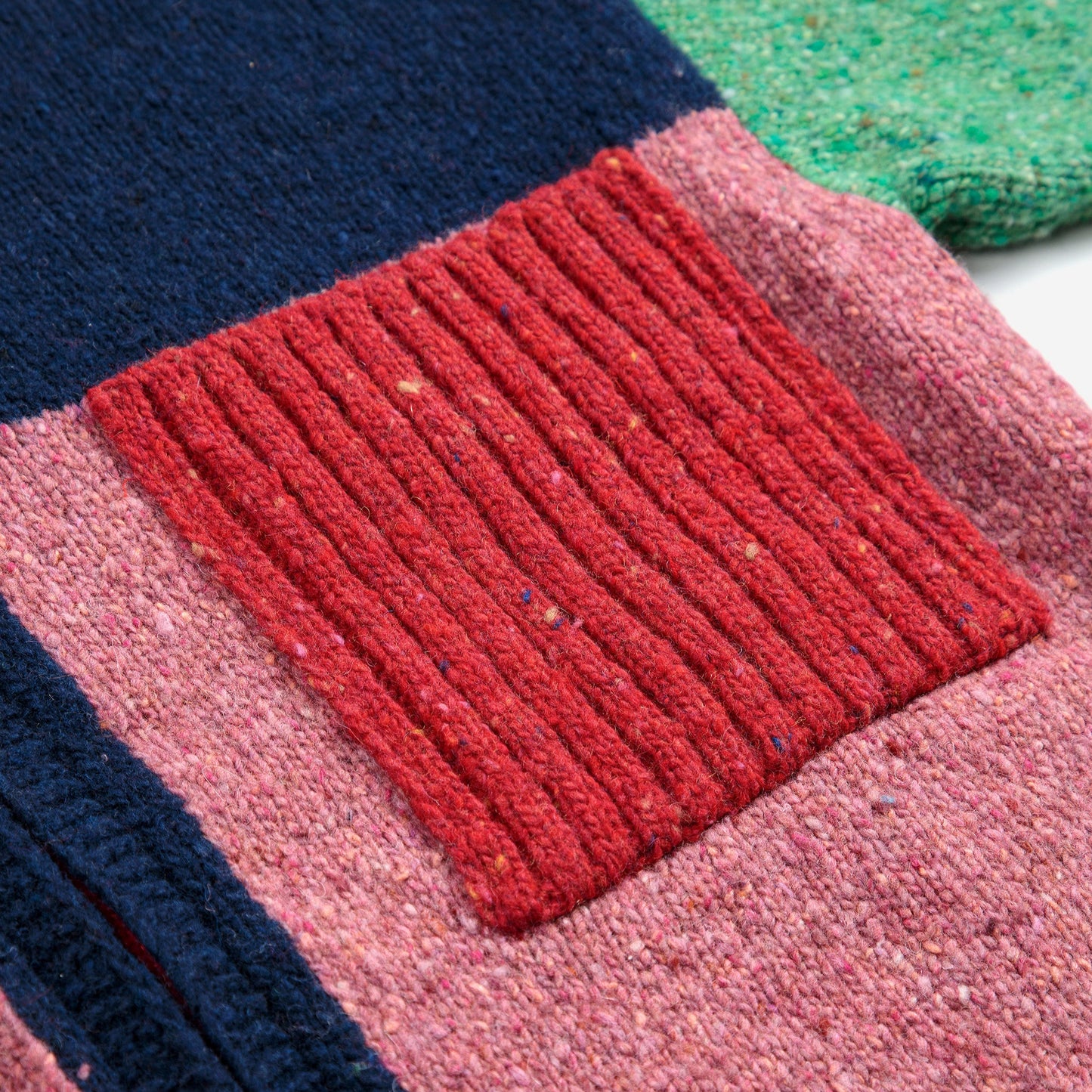 BOBO CHOSES COLOR BLOCK CARDIGAN