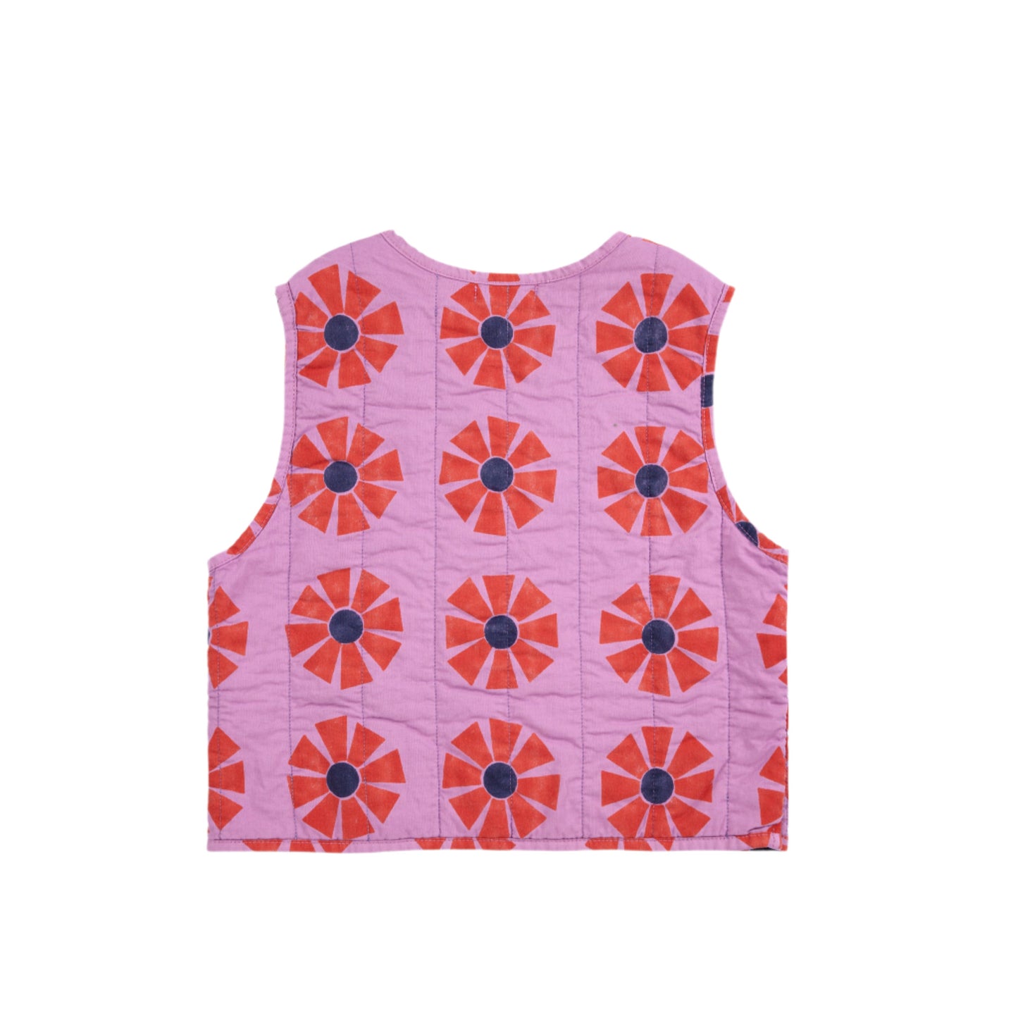 KALEIDOSCOPE ALL OVER QUILTED VEST