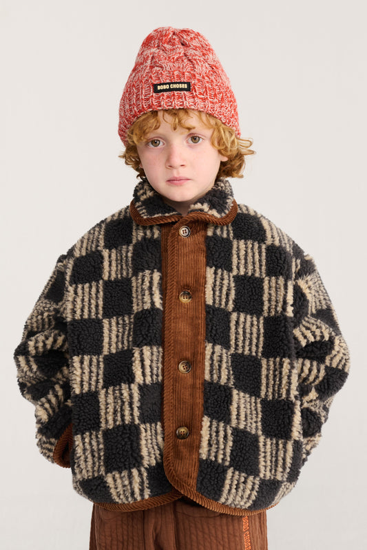 ALMOST MOIRE ALL OVER SHEEPSKIN JACKET