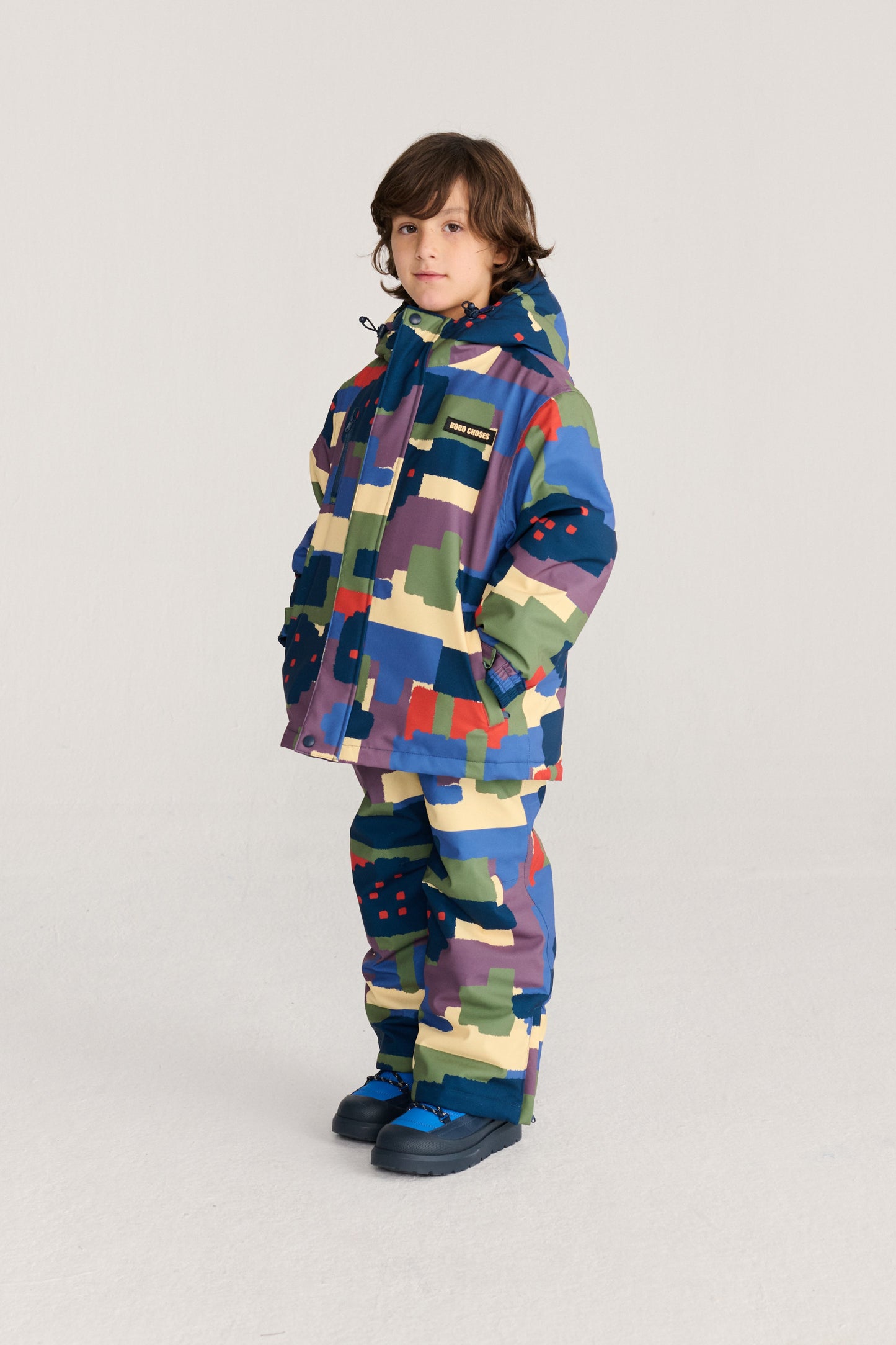 PAINT FOREST ALL OVER SKI ANAORAK JACKET