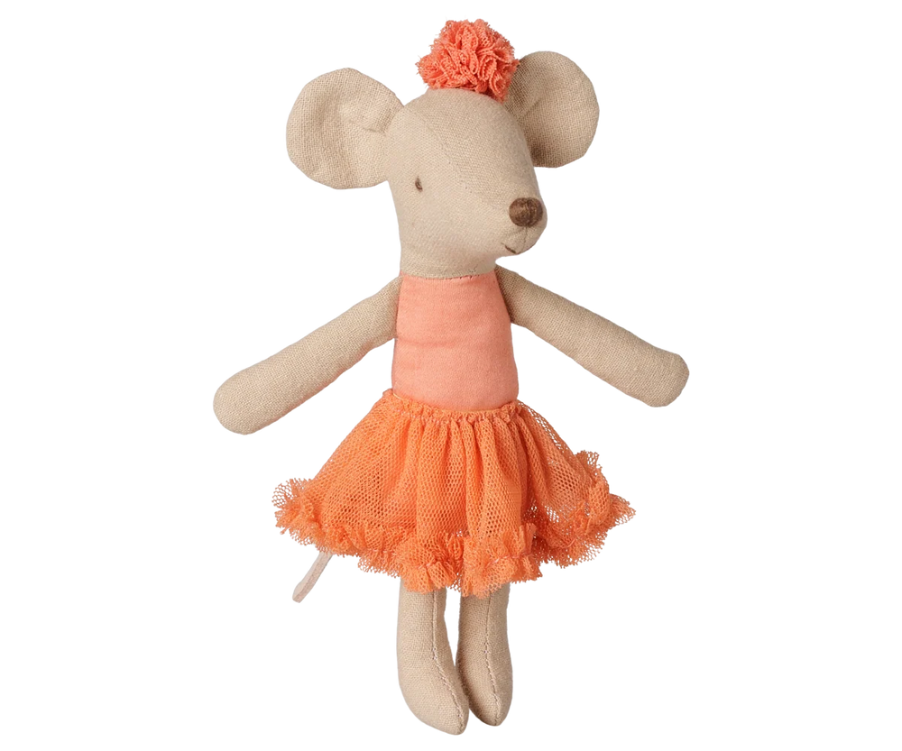 BALLERINA MOUSE, BIG SISTER - DUSTY CORAL