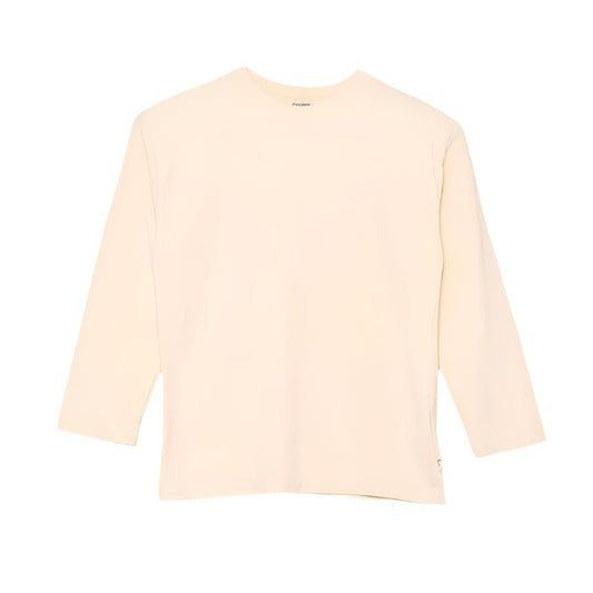 LONG SLEEVE ORGANIC TEE - IVORY